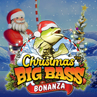 Christmas Big Bass Bonanzaメイン画面 - 5x3リール、クリスマステーマのフィッシングスロット