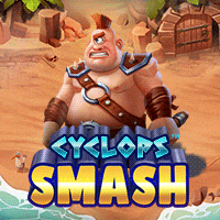 Cyclops Smashメイン画面 - 7x7リール、巨人の力とスマッシュ機能が特徴のクラスターペイスロット