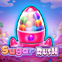 Sugar Rushメイン画面 - 7x7リール、増加型マルチプライヤーが特徴のクラスターペイスロット