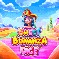 Sweet Bonanza Diceメイン画面 - 6x5リール、ダイスとマルチプライヤーが特徴のスイーツスロット