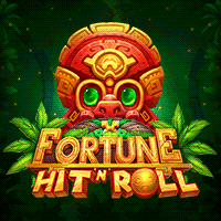 Fortune Hit and Rollメイン画面 - 5x5リール、アステカシンボルとフォージドワイルドが特徴の古代文明スロット