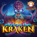 Release the Krakenメイン画面 - 4x5リール、クラーケンと海底財宝が特徴の海洋テーマスロット