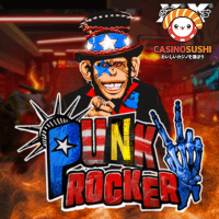 Punk Rocker 2スロットゲーム：ニューヨークのストリートをグラフィティで彩り、パンクロックの反逆精神が特徴的な画面
