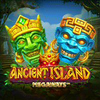 Ancient Island Megawaysメイン画面 - 6x7リール、拡張ワイルドとモディファイアが特徴の古代島スロット