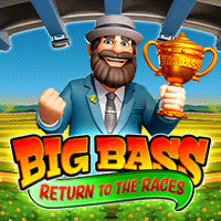Big Bass Return to the Racesメイン画面 - 競馬場とフィッシングが融合した独創的なスロット