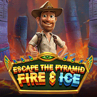 Escape the Pyramid – Fire & Iceメイン画面 - 6x6リール、炎氷変化システムが特徴のエジプトスロット