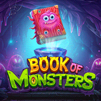 Book of Monstersメイン画面 - 7x7リール、巨大シンボルとFatシンボルが特徴のモンスターブックスロット