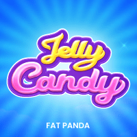 Jelly Candyメイン画面 - 3x3リール、水平マルチプライヤーが特徴のキャンディテーマスロット